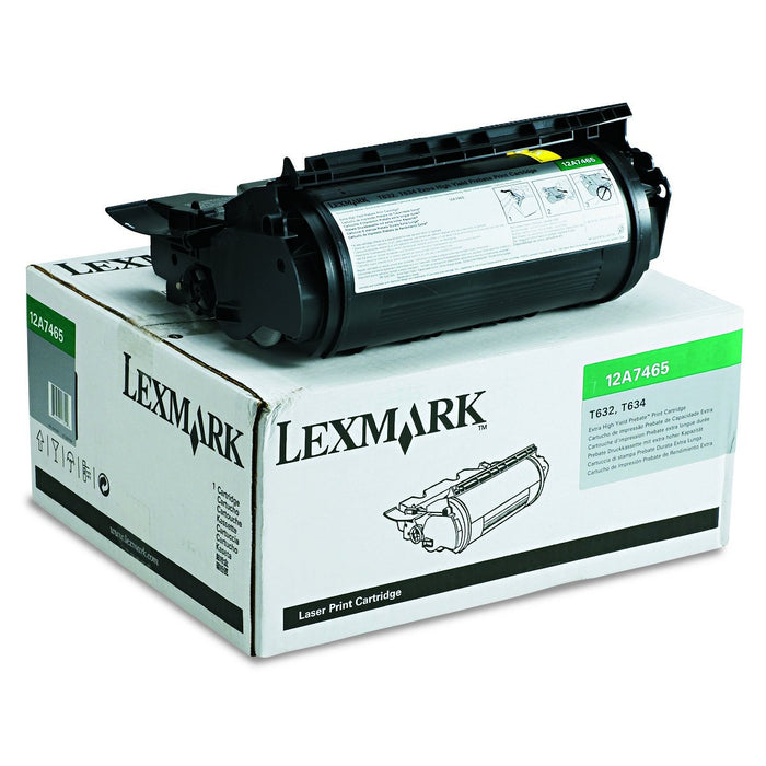 Lexmark 12A7465 Original Black Toner Cartridge