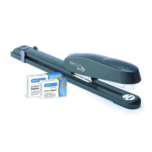 Rapesco Set Stapler 1480 Full strip 24/8 Black 50 Sheets ABS (Acrylonitrile Butadiene Styrene)