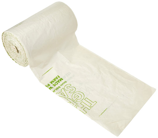 Green Sack Heavy Duty Bin Bags 15 L White PE (Polyethylene) 20 Microns Pack of 300