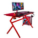 NEO Non Height Adjustable Desk Rectangular GAME-DESK-RED Steel Red 770 (W) x 1,150 (D) x 660 (H) mm