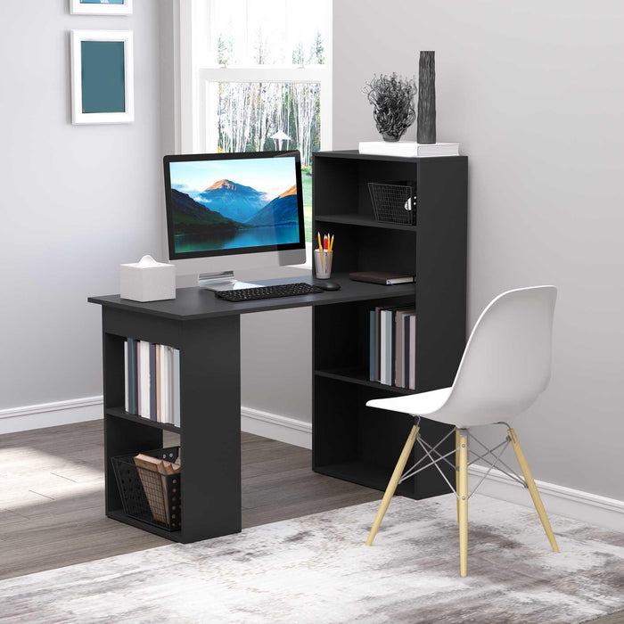 HOMCOM Desk Black 550 x 1,200 mm