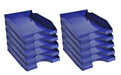 Exacompta Letter Tray 123104D EcoTray Night Blue Pack of 10