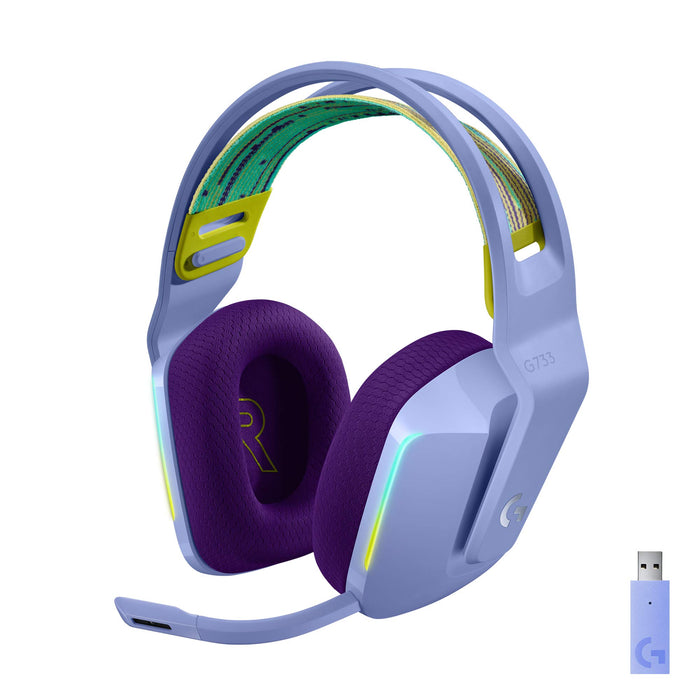 Logitech Headphone Wireless Stereo Over-the-head No USB Yes Purple 981-000890