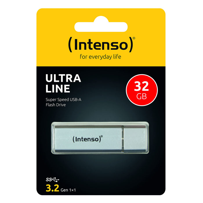 Intenso USB 3.0 Flash Drive Ultra Line 32 GB Silver