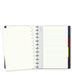 Filofax Notebook 115022 A4 Ruled Twin Wire Faux-leather Soft Cover Black 56 Pages