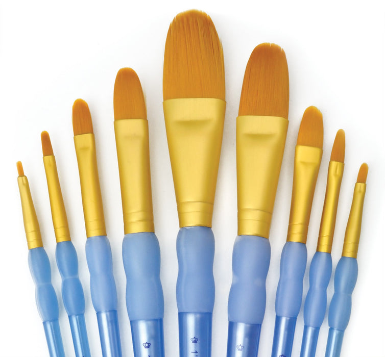 Royal & Langnickel Paint Brush Set Crafters Choice Pack of 9