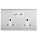 EnerGenie Mi Home Style Double Socket Outlets Chrome