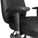 Nautilus Office Chair Bonded leather Height Adjustable Black 130 kg BCL/R440/BK