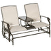 OutSunny Chair 780 x 1,470 x 1,015 mm Glass, Metal Brown