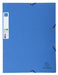 Exacompta 3 Flap Folder 56122E CleanSafe A4 Blue Card 24 x 32 cm