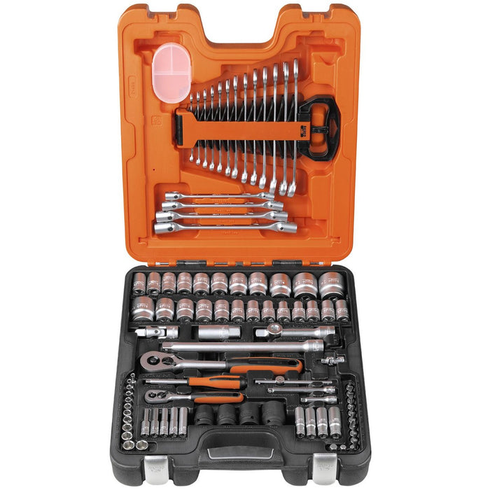 S87+7 Socket & Spanner Set of 94 Metric & AF 1.4 & 1.2in Drive