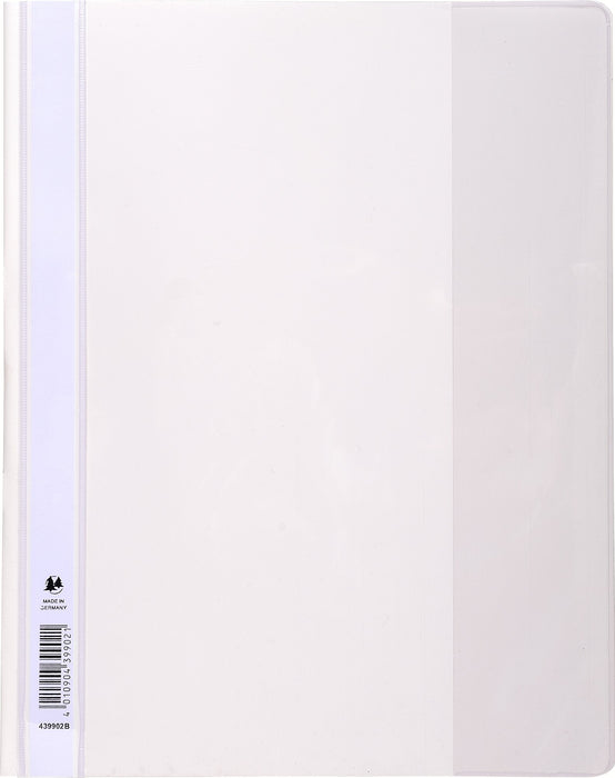 Exacompta Presentation Folders 439902B A4 White PVC Pack of 10