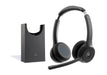 Cisco Headset 722 - Headset - on-ear - Bluetooth - wireless - carbon black - with charging stand - Cisco Webex Certified