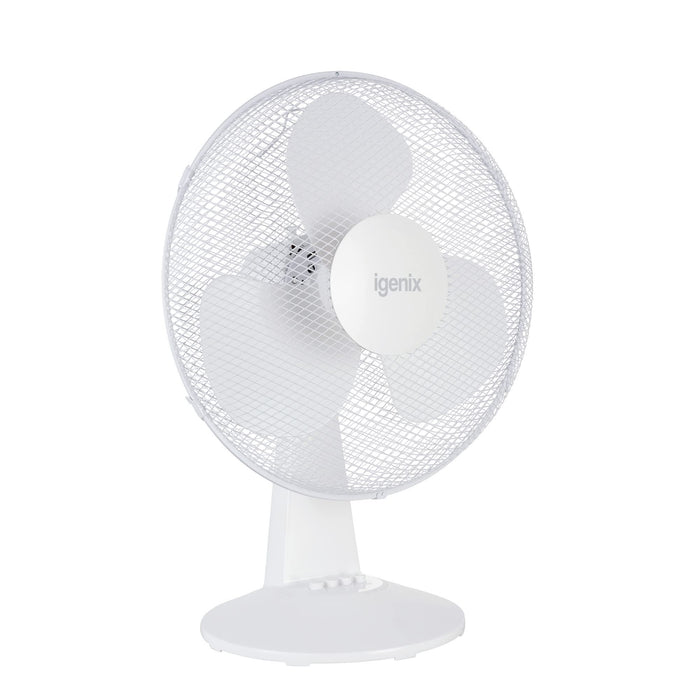 igenix Desk Fan DF1610 50 W 16 inch White 1 Speed Settings 42 x 26 x 53 cm