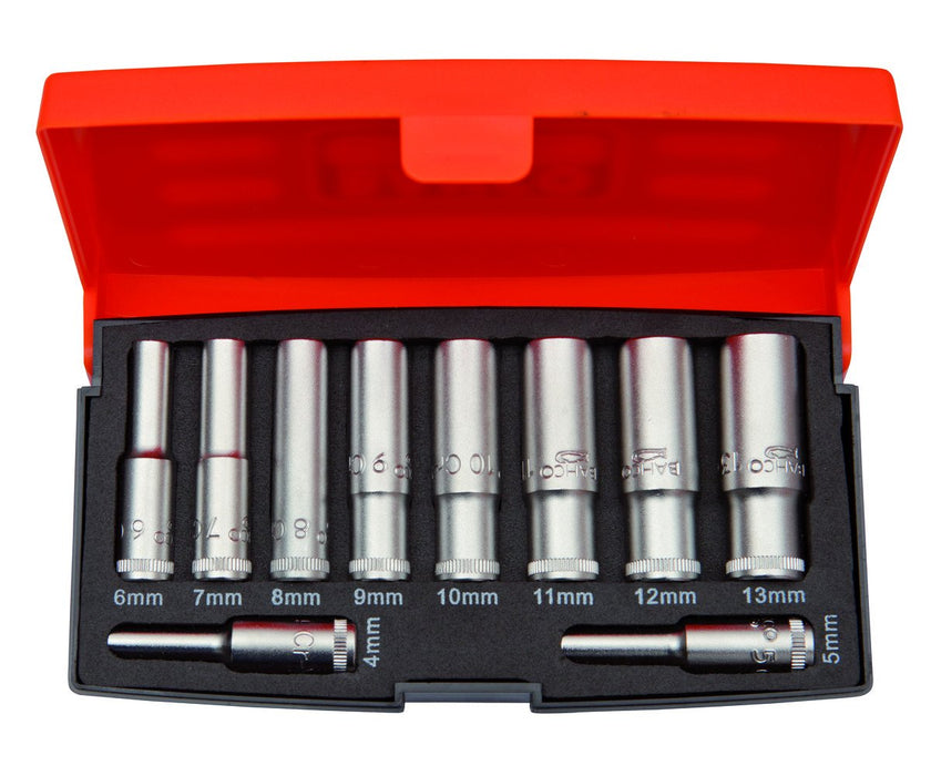 S0810L 1.4in Drive Deep Socket Set of 10 Metric