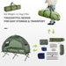 OutSunny 1-person Foldable Bag Tent W/ Sleeping Bag-Army Green