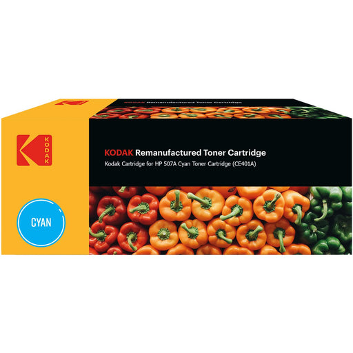 Kodak Remanufactured Toner Cartridge Compatible with HP CE401A Cyan