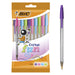 BIC Ballpoint Pen Assorted Broad 0.6 mm Pack of 10