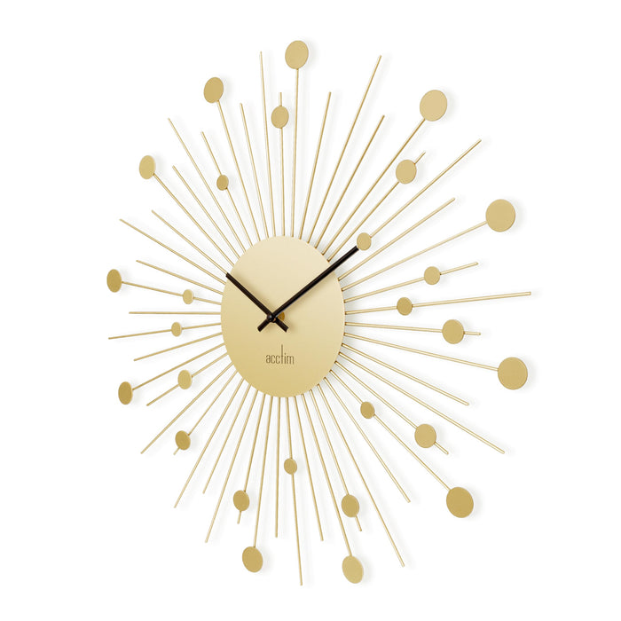 Acctim Wall Clock 29648 50 x 3.5 x 50 cm Brass