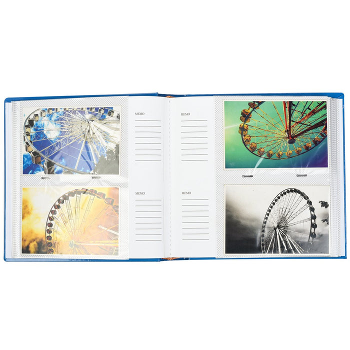 ARPAN Photo Album CL-6807-X2 200 6X4'' Pictures Blue Pack of 2