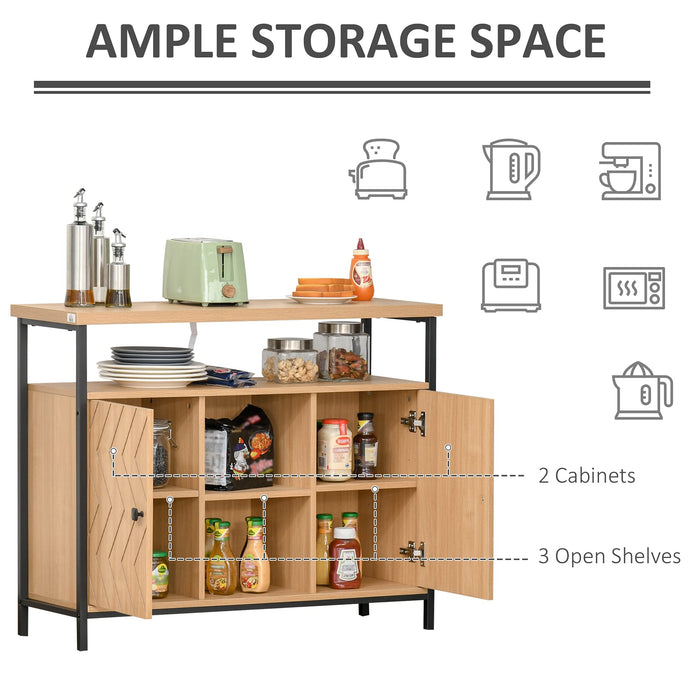 STORAGE CABINET OAK TONE