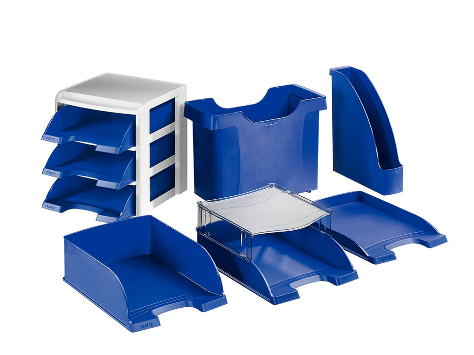 Leitz Plus Letter Tray 5227 A4 Blue 25.5 x 35.7 x 7 cm