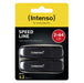 INTENSO USB Flash Drive 3533494 Black 64 GB Pack of 2