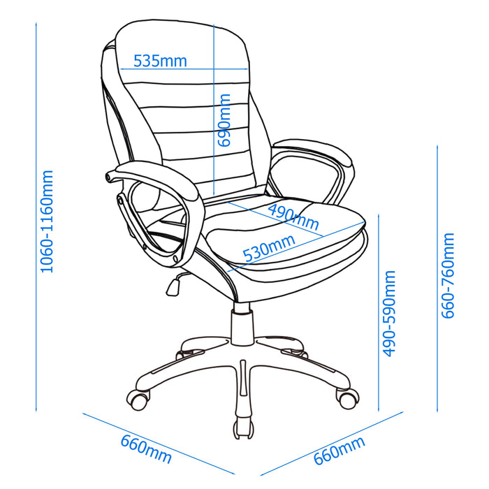 Alphason Home Office Chairs AOC6243BLK Black