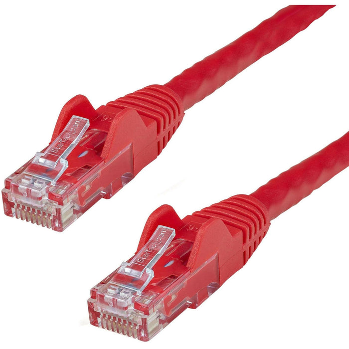 StarTech.com 100ft CAT6 UTP Red Snagless Gigabit Ethernet Cable ETL Verified