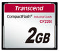 Transcend CF220I Industrial Temp - Flash memory card - 2 GB - CompactFlash