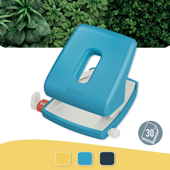 Leitz Hole Punch 50040061 30 Sheets Calm Blue