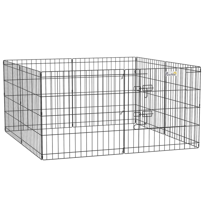 PawHut Pet Cage Black 610 mm x 610 mm