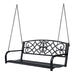 OutSunny Swing Bench Steel Black 600 x 510 mm