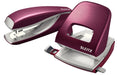 Leitz NeXXt Style Metal 2 Hole Punch 5006 30 Sheets Garnet Red