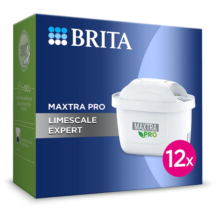 BRITA Maxtra Pro 1050917 Water Filter Cartridges White Pack of 12