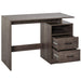 HOMCOM Desk with Shelves Grey 480 x 762 mm