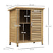 OutSunny Wooden Garden Storage Outdoors Water proof Wood 465 mm x 870 mm x 965 mm