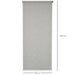 Roller Blind HOMCOM 830-471V04LG Grey