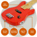 3rd Avenue Junior Electric Guitar Red Set