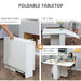 HOMCOM Foldable Table 02-0621 White 1,400 x 800 x 740 mm