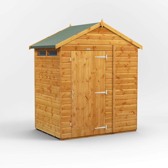 Power Garden Shed 46PASS Golden Brown 4x6