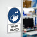 Trodat Health and Safety Sign Wash hands Aluminium 20 x 30 cm