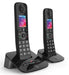 BT Premium Cordless Telephone 90631 Black Twin Handset