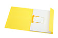 Djois Secolor File Clip A4 Yellow Cardboard 270 gsm