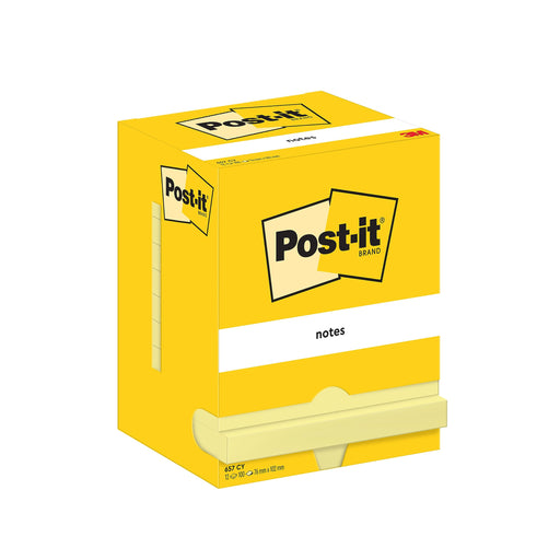 Post-It Notes 76X102 100S C/Ylw Pk12