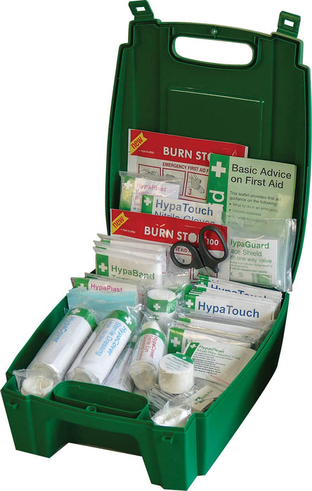 Evolution Series British Standard Compliant Workplace First Aid Kit in Green Evolution Case Medium - K3031MD