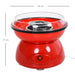 HOMCOM Cotton Candy Maker Stainless Steel Red