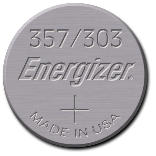 Energizer Button Cell Batteries 357/303 SR44 4.5V Silver Oxide