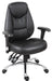 Portland Luxury Faux Leather Operator Office Chair Black - 6902PB