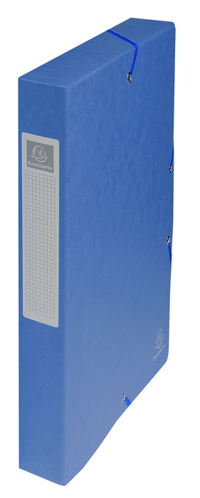 Exacompta Filing Box 50402E A4 Blue Manila 25 x 33 cm Pack of 8